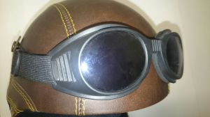 Costume accessories - Aviator pilot hat with goggles